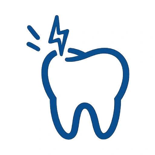 Ícone representativo de dor de dentes