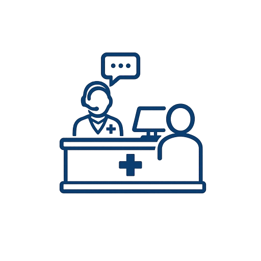 ícone receção clínica clínica dentária Dr Pedro Coelho